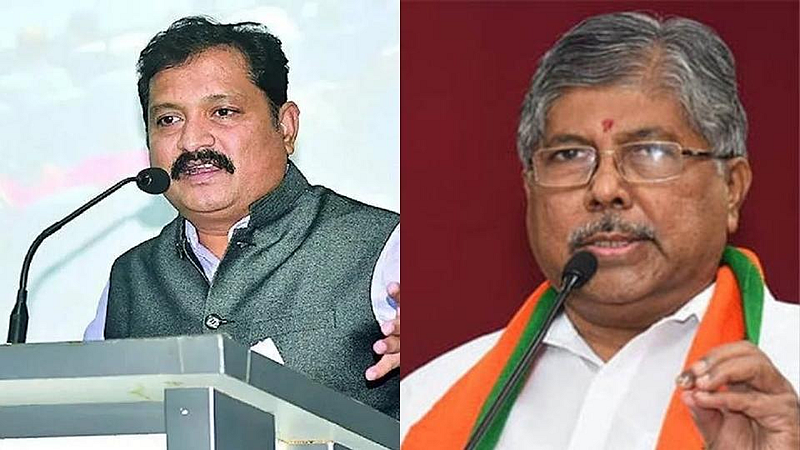 'शिवरायांचा राज्याभिषेक नाकारला त्यांच्याच विचारांचे चंद्रकांत पाटील'