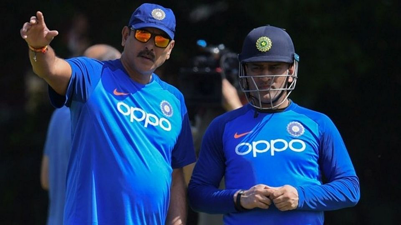 Ravi Shastri
MS Dhoni Test Retirement