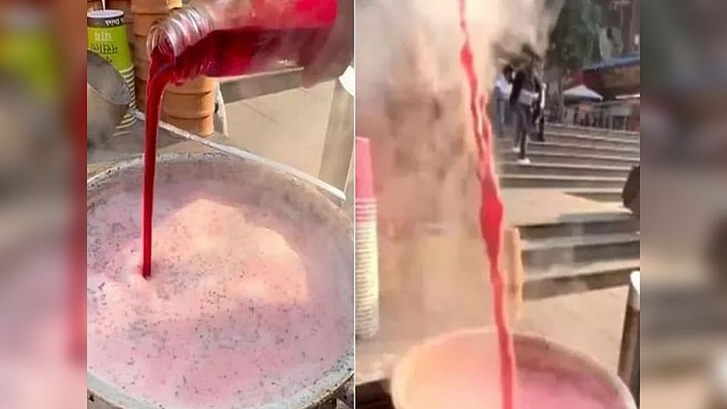 rooh afza tea viral video