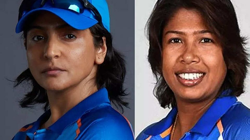 Jhulan Goswami,Anushka Sharma