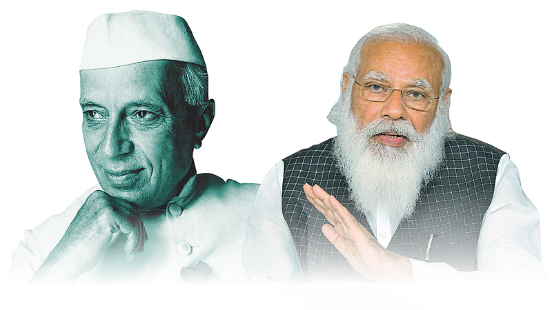 Nehru and Modi