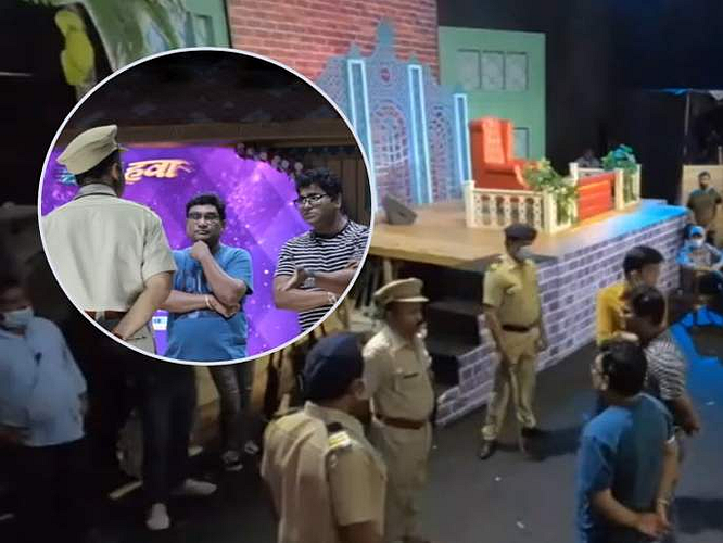 Chala Hawa Yevu dya Set. Kushal Badrike And Bhavu Kadam