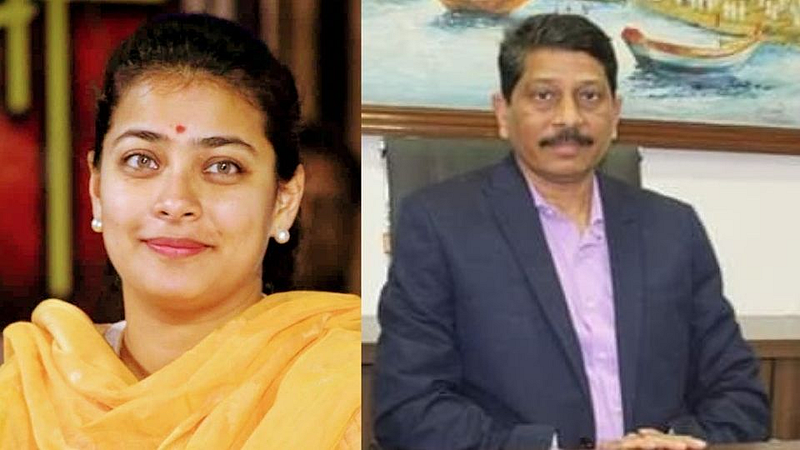 MLA Praniti Shinde and Milind Shambharkar