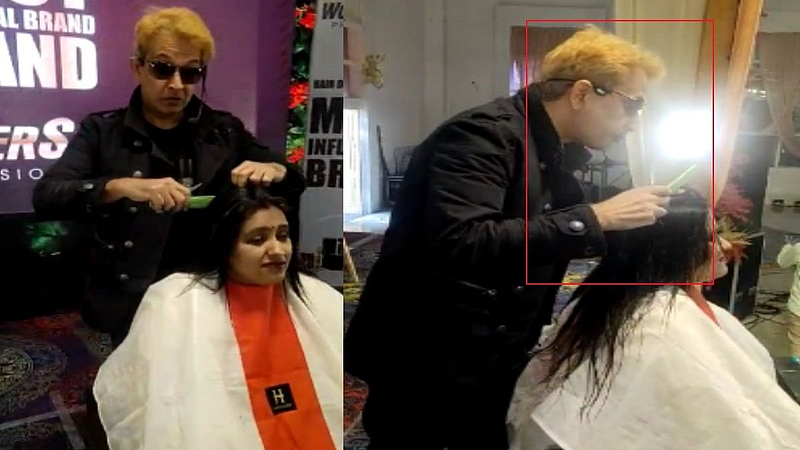 VIDEO: जावेद हबिबांनी डोक्यावर थुंकून कापले केस; महिला आयोगाची कारवाईची मागणी