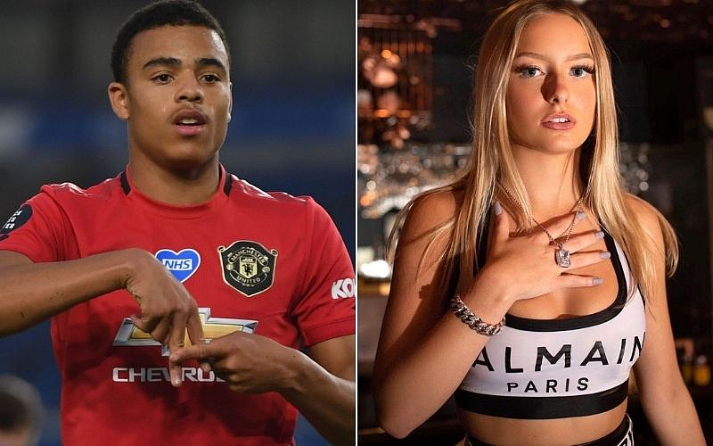 Mason Greenwood and Harriet Robson