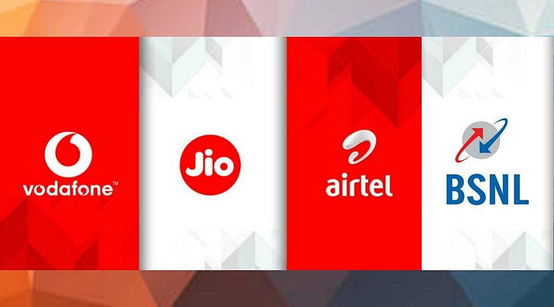 Jio, Airtel, Vi, and bsnl