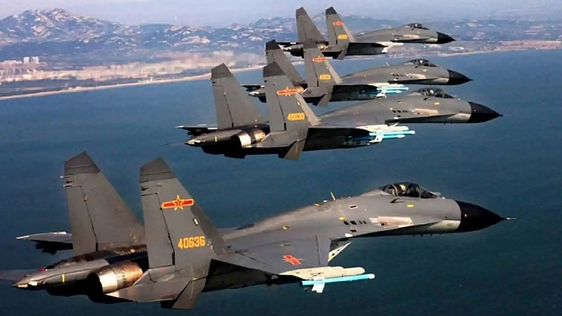 China Sends Jets Into Taiwan