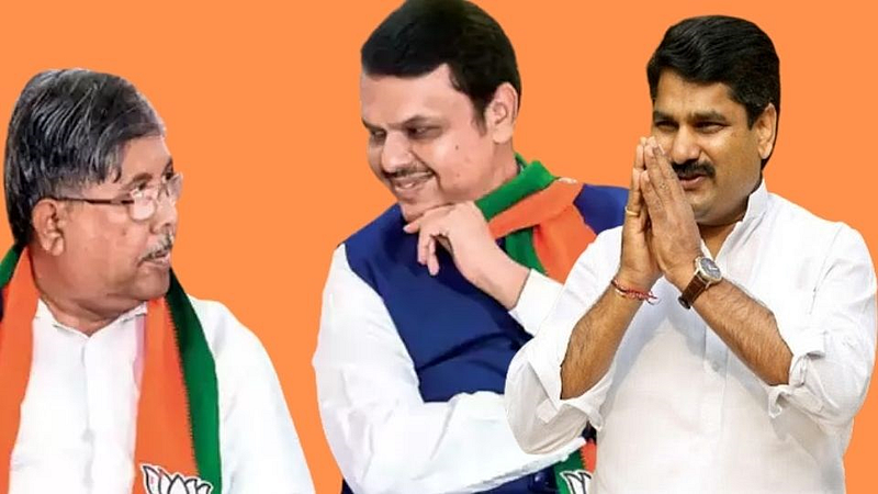 Chandrakant Patil,Devendra Fadnavis,Satej Patil