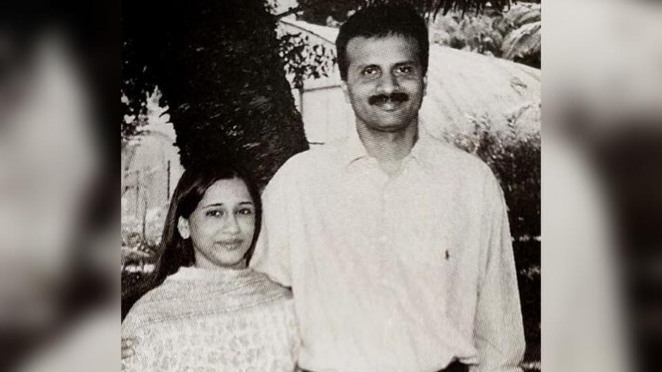 Malavika Hegde with her husband V G Siddhartha | Photo: dare2compete