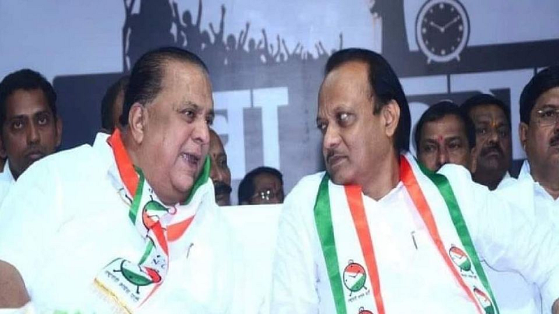 hasan mushrif,ajit pawar