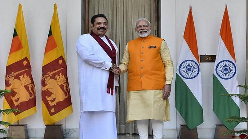PM Narendra Modi With Sri Lankan Prime Minister