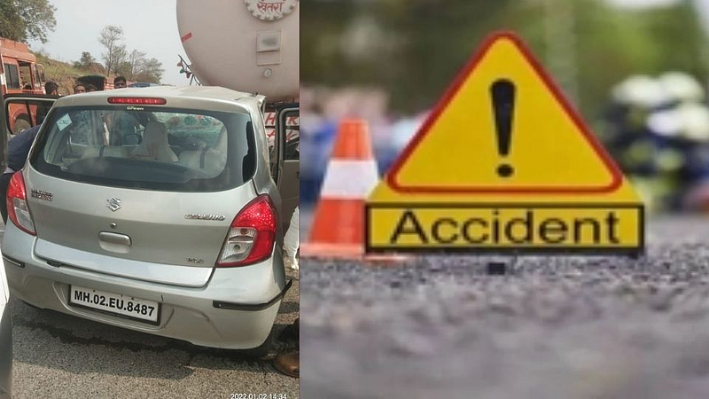Private vehicle to LPG tanker Strong beat Migrants seriously injured