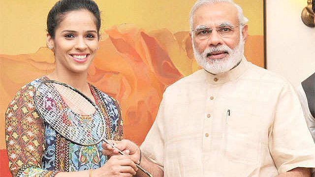 Saina Nehwal And PM Modi
