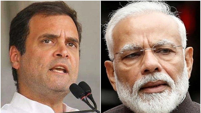 Rahul Gandhi and PM Narendra Modi