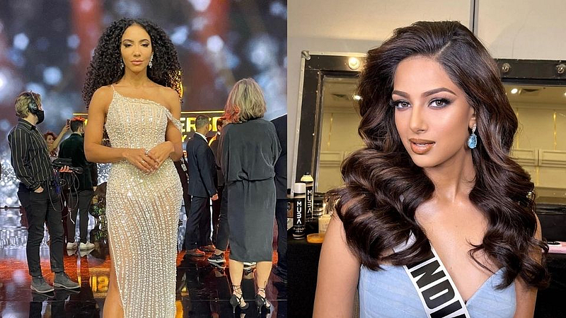 Miss USA 2019 Cheslie Kryst, Miss Universe Harnaaz Sandhu