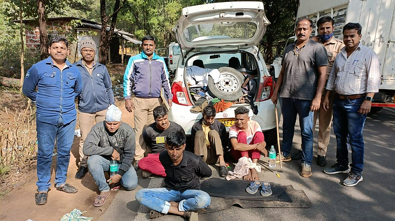 Escape by stealing thieves in five taverns arrested on the nose