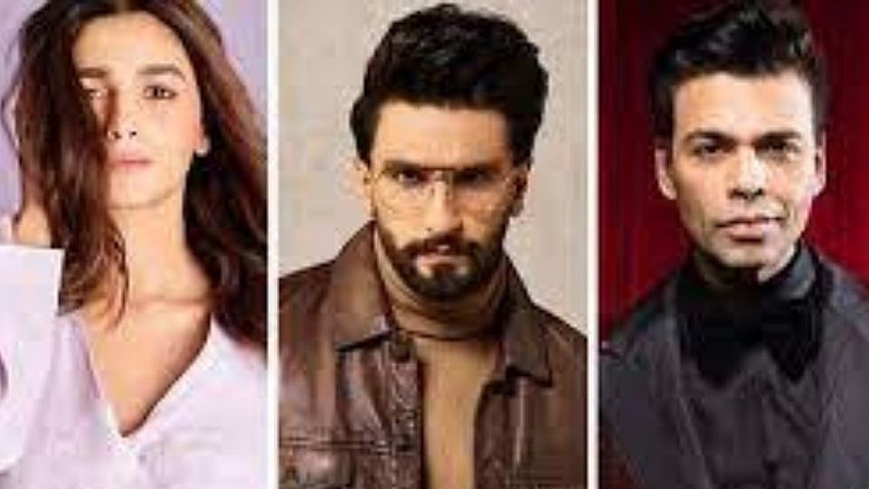 Alia Bhatt, Ranveer Singh, Karan Johar