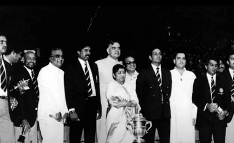 Lata Mangeshkar helped indian cricket team and bcci by concert in igi stadium delhi for money to 1983 world cup champion