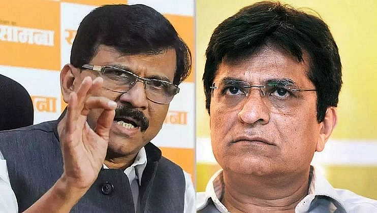 Sanjay Raut and Kirit Somaiya