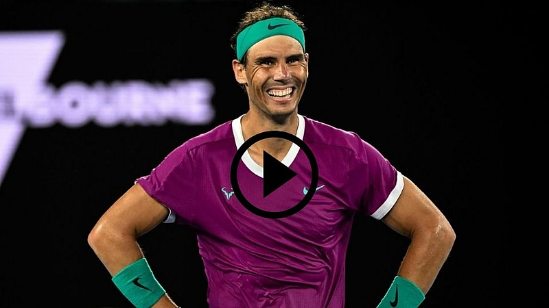 Rafael Nadal beat Russian Daniil Medvedev Fans Celebrate