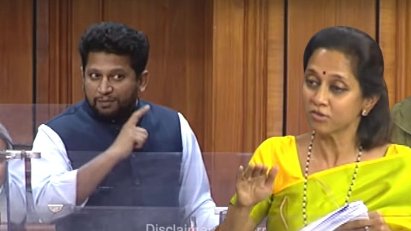 supriya sule and sujay vikhe