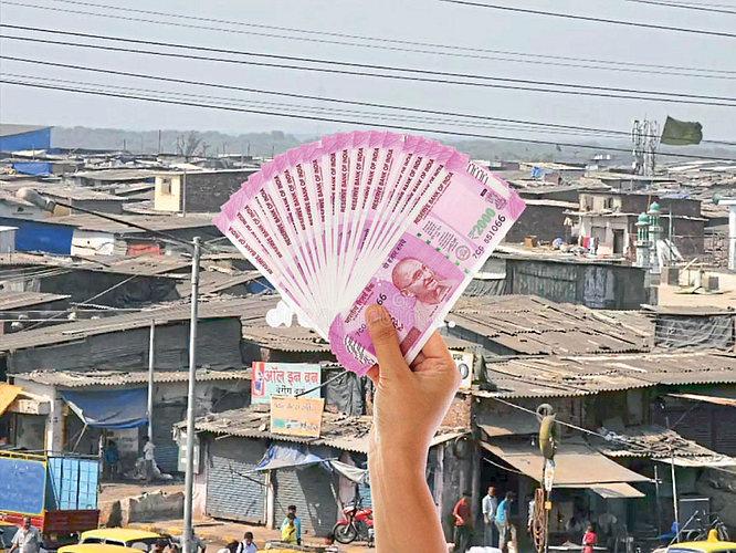 Slums Holders too No construction fee Corporation decision