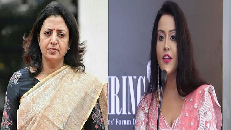 Manisha Kayande And Amruta Fadnavis
