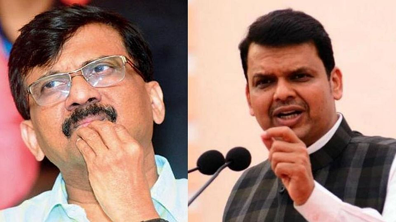 Devendra Fadnavis and Sanjay Raut