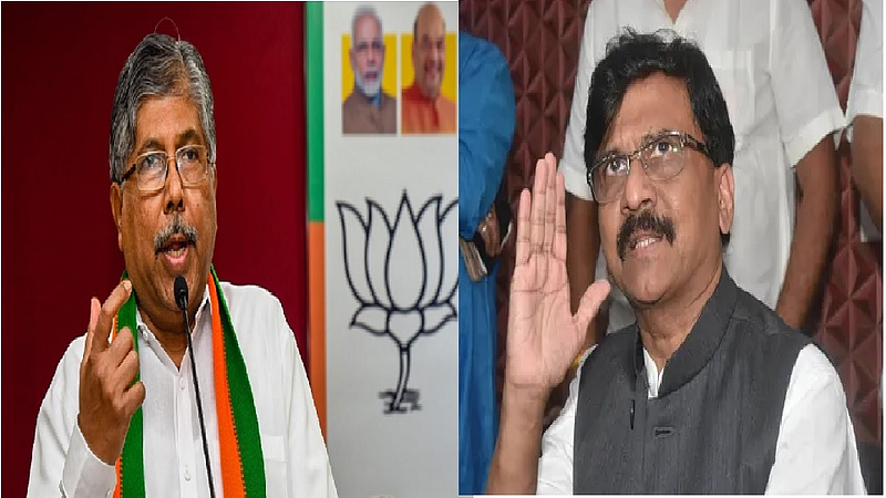 Chandrakant Patil And Sanjay Raut