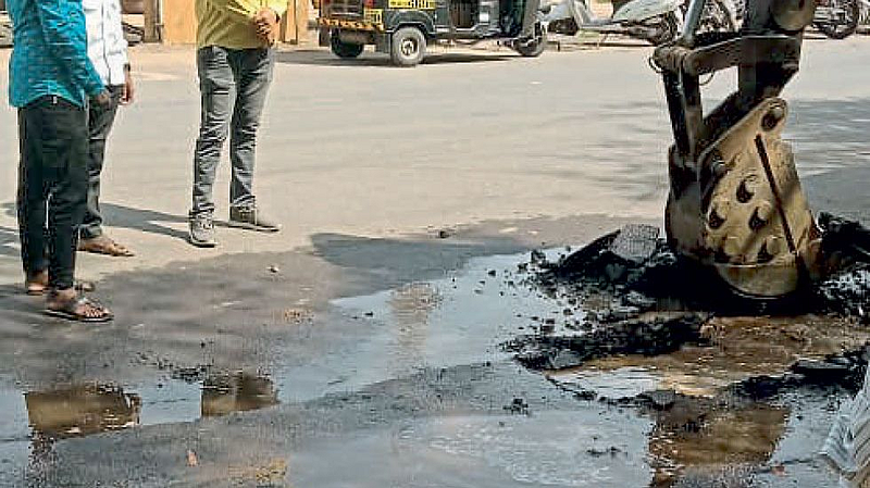 Water crisis city in March Soil mixed water supply pcmc