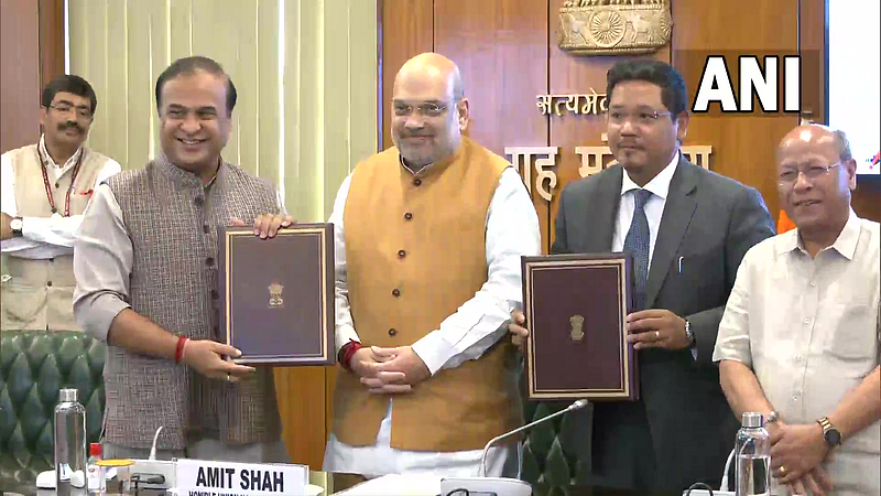 Assam Meghalaya Border Dispute End Agreement