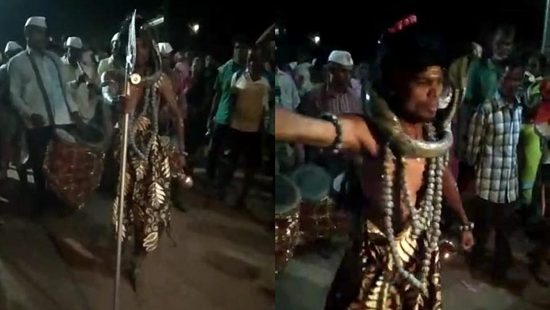 विविध सोंगे नाचवून देवतांच्या अनेक प्रसंगांचे सादरीकरण पहाटेपर्यंत सूरू होते. त्यानंतर गावातील मूळ ग्रामदेवता जगदंबा मातेची विधीवत पूजा करुन व महिशासुर यांच्या युध्दाची सोंगे नाचविले जाते. गावात रोगराई, संकटे येऊ नयेत म्हणूनच हा बोहाडा म्हणजेच जगदंबा यात्रोत्सव साजरा करतात.