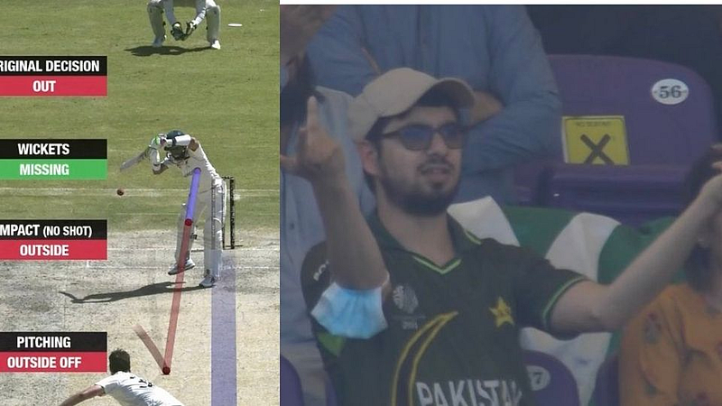 PAK vs AUS 2nd test umpire ahsan raja trolls shocking decision