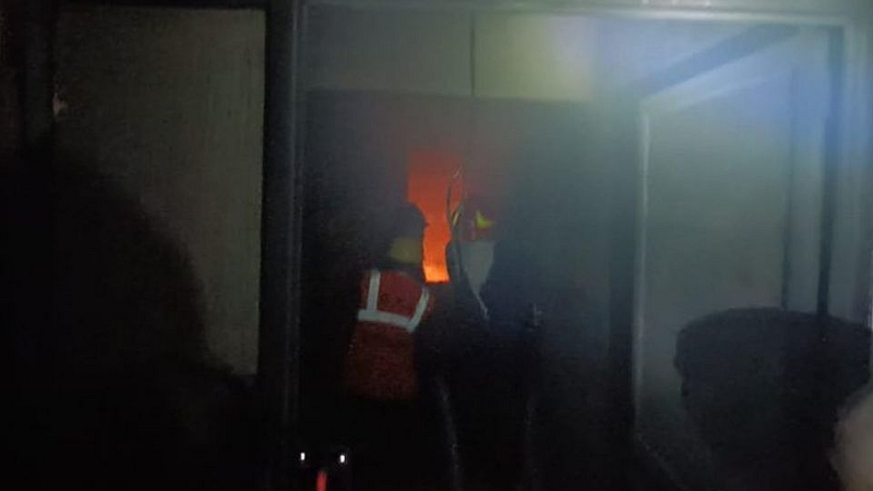 Gas cylinder exploded at a gas agency in Kalwa, Thane