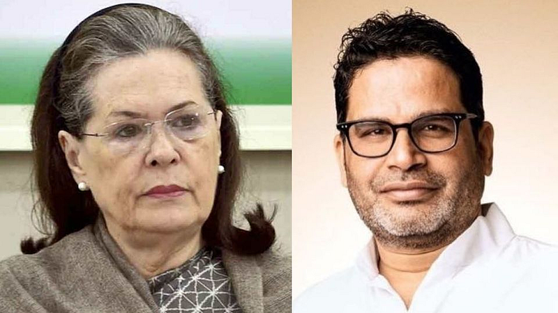 Sonia Gandhi Prashant Kishor