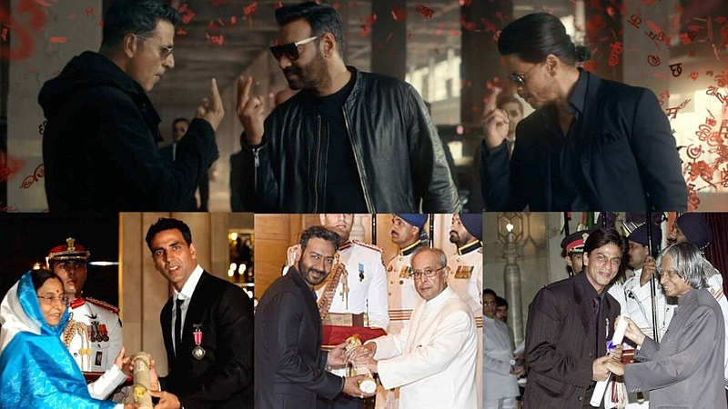 BJP member claims on Akshay,ajay and Shahrukh that do they deserve padmshree