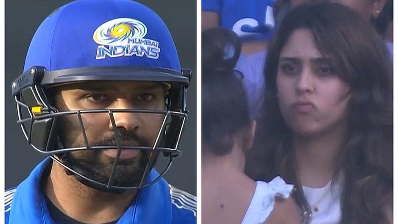 Rohit Sharma Wicket Ritika