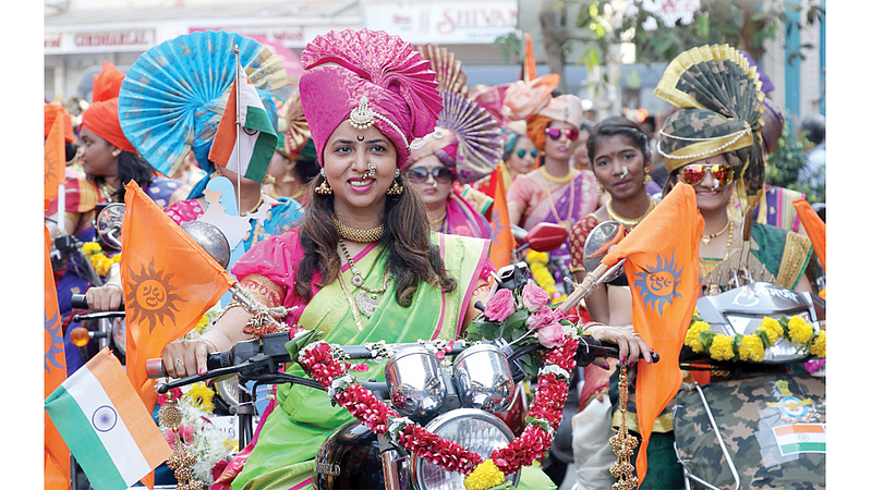 Girls Celebration Gudi Padwa