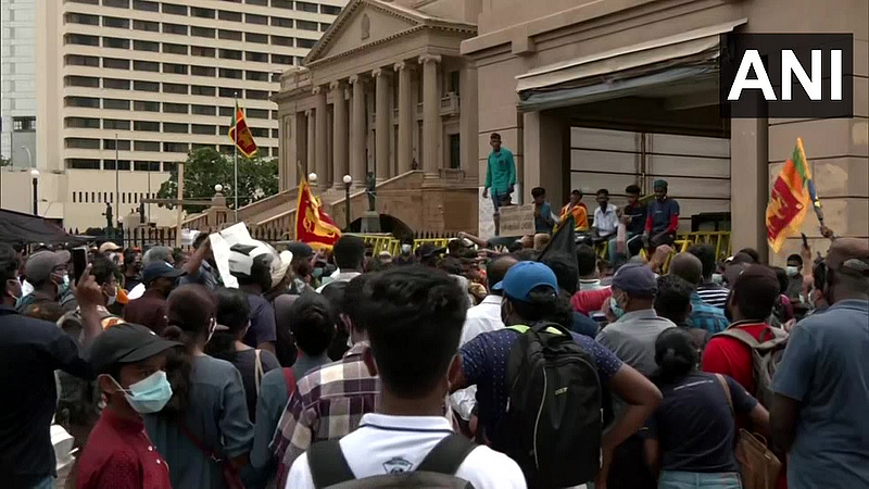 Peoples Protest In Sri Lanka