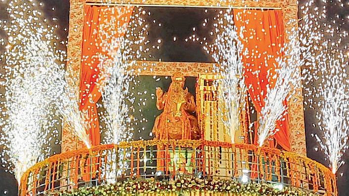 Nanded Mahatma Basaveshwar statue Dedication