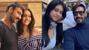 Ajay Devgan with daughter Nysa Devgan