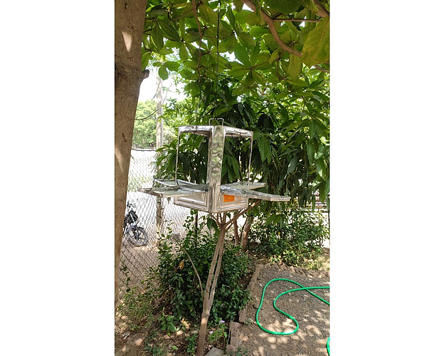 Police provided water and food for the birds