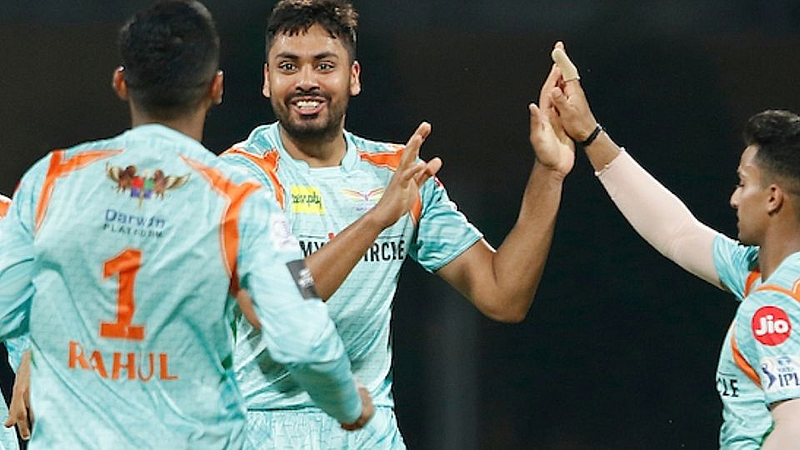 IPL 2022 Lucknow Super Giant Defeat Sunrisers Hyderabad Avesh Khan Fabulous Bowling aas86