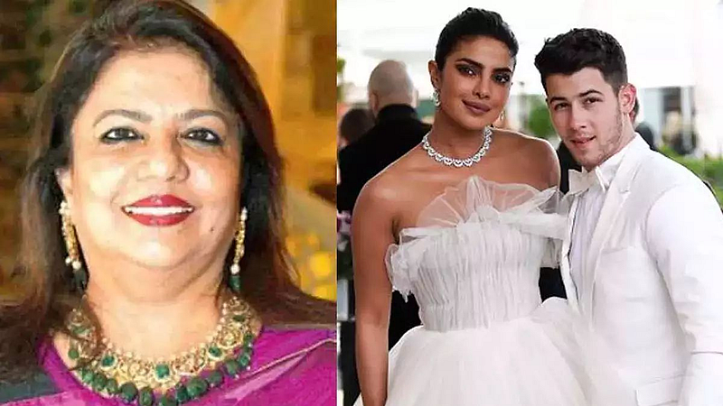 Madhu Chopra,Priyanka Chopra,Nick Jonas