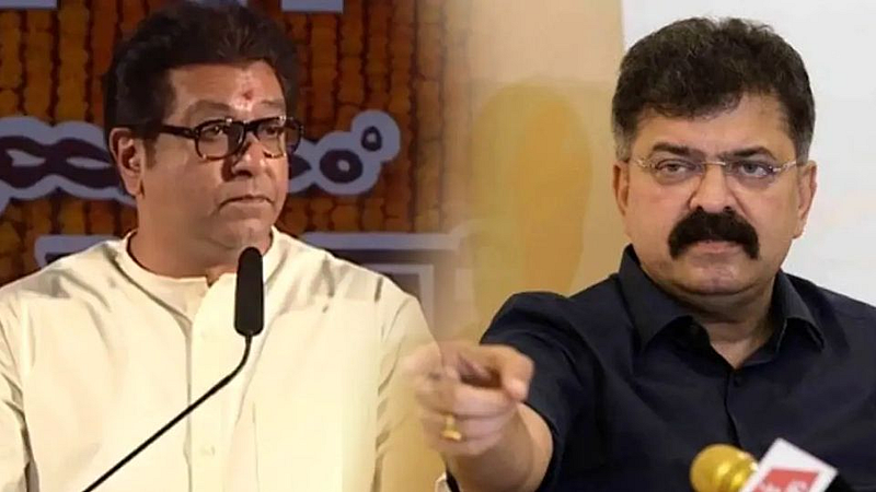 Jitendra Awhad and Raj Thackeray