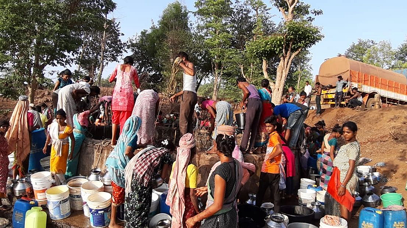 Water scarcity problem in Telhara wan water supply scheme akola