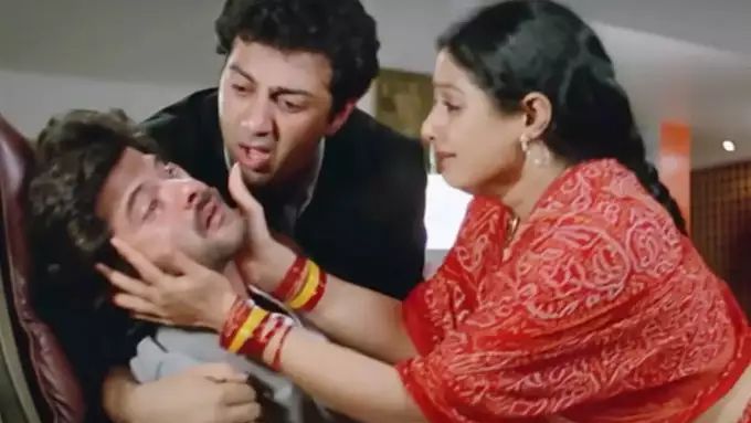 Ram Avtaar Scene - Anil Kapoor, Shridevi And Anil Kapoor