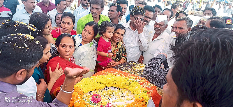 Government funeral on Veer Jawan Kishor Shinde Nashik News