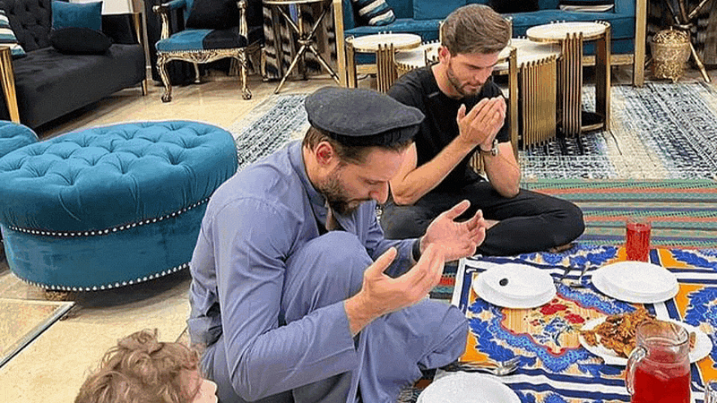 shaheen shah afridi shahid afridi iftar