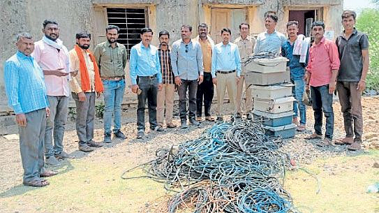 Nanded MSEB action against electricity Thief